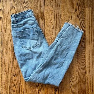 Blue High Waisted Vintage Mom Jeans